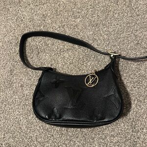 Black Designer Shoulder Bag